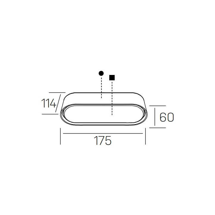 KOHL TAP K60004 kinkiet zewnętrzny LED IP65 biały, szary