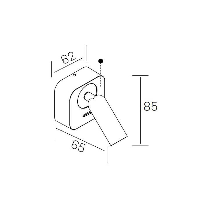 KOHL MYNI SQ K50705 wall lamp LED 6W white, black