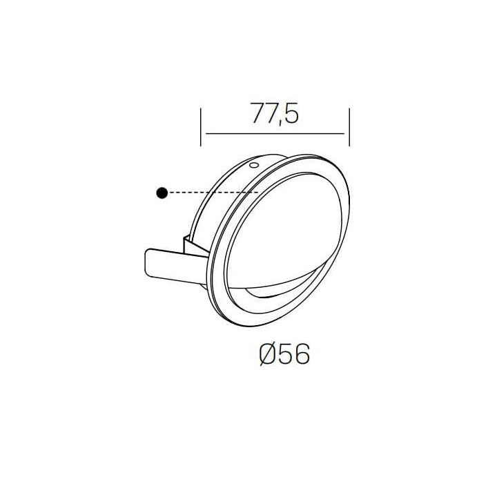 KOHL TURMA K51207 recessed LED lamp 3W light stair
