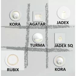 KOHL TURMA K51207 biała, schodowa LED 3W