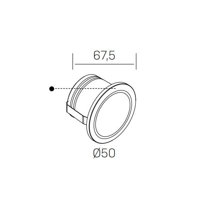 KOHL RUBIX K51205 recessed LED lamp 3W light stair