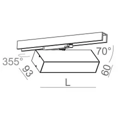 AQFORM SET TRU LED track 16392/3 3-phase