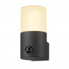 SLV GRAFIT SENSOR 1006179 round IP44 anthracite wall lamp