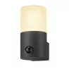 SLV GRAFIT SENSOR 1006179 round IP44 anthracite wall lamp