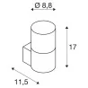 SLV GRAFIT WL 1006178 okrągła E27