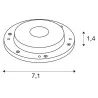 SLV SMALL PLOT Module LED 1006171 stainless steel 316 LED 3W 24V