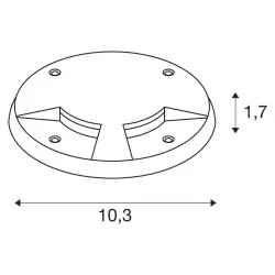 SLV Small Plot 1006173/4 cover 2 directional lights