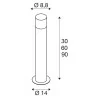 SLV GRAFIT POLE 30/60/90 1006180/1/2 antracyt IP44