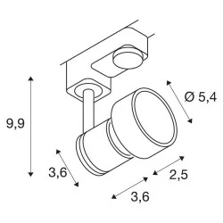 SLV PURI 153560, 153561, 153564 track spotlight