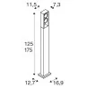 SLV ESKINA frame 125/175 double 1005439 lampa ogrodowa LED IP65