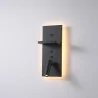 ELKIM HOTELS 417H white, black vertical USB LED wall light