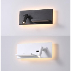 ELKIM HOTELS 417LP white, black USB LED wall horizontal
