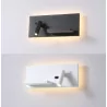 ELKIM HOTELS 417LP white, black USB LED wall horizontal