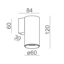 AQFORM PET next LED kinkiet 26509