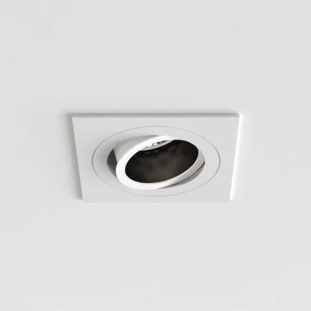 Astro Pinhole Slimline Square fire-rated 1434004 IP20 white-black