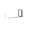 LUTEC DOBLO outdoor longitudinal wall lamp IP54