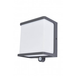 LUTEC DOBLO SOLAR with sensor outdoor wall lamp IP44 4000K