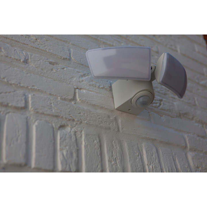 LUTEC ARTICA Outdoor wall lamp with motion sensor