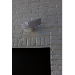 LUTEC ARTICA Outdoor wall lamp with motion sensor