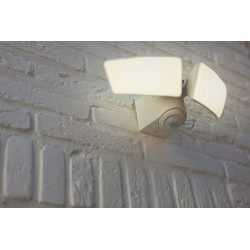 LUTEC ARTICA Outdoor wall lamp with motion sensor