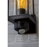 LUTEC FLAIR Outdoor wall lamp with motion sensor and camera