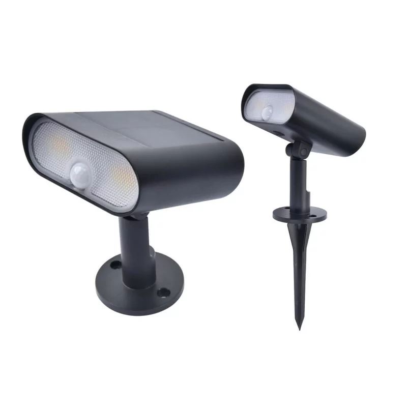 LUTEC GINBO Garden lamp with solar LED 7W with battery