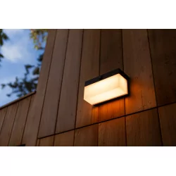 LUTEC FRAN Solar LED outdoor wall lamp