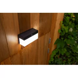 LUTEC FRAN Solar LED outdoor wall lamp