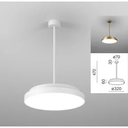 AQFORM BLOS round LED suspended 59864