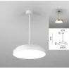 AQFORM BLOS round LED suspended 59864