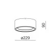 AQFORM MIDI RING rim LED natynkowy 47020