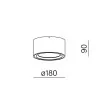 AQFORM MINI RING rim LED natynkowy 47026 18cm