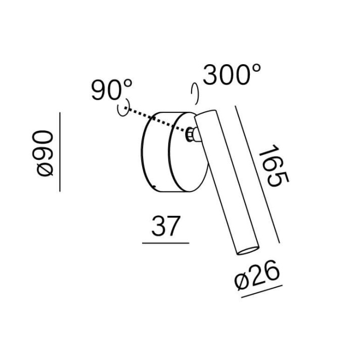AQFORM PET micro O LED kinkiet 26527