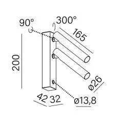 AQFORM PET micro R x2 switch LED kinkiet 26532