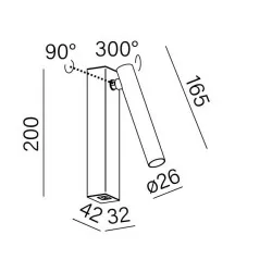 AQFORM PET micro R USB LED wall 26531