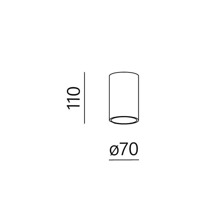 AQFORM VIP round LED 230V exterior wall 26540