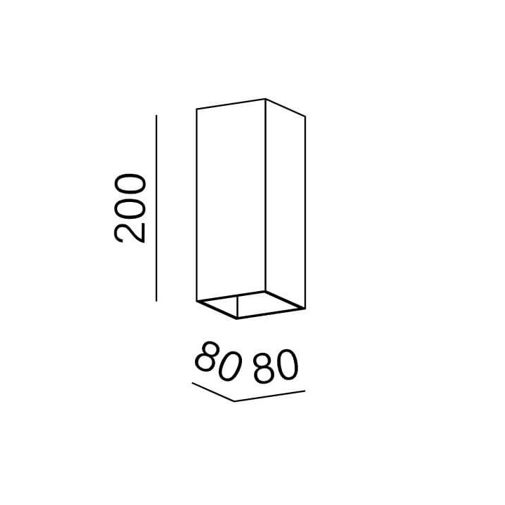 AQFORM VIP square up&down LED 230V exterior wall 26543