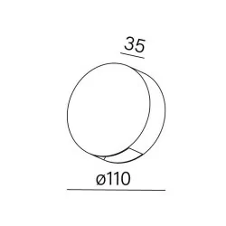 AQFORM LEDPOINT round exterior wall 26544 IP65