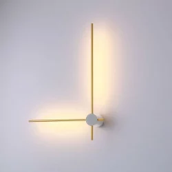 Wall lamp LED ELKIM WAND 469 white-gold, black-gold 3000K