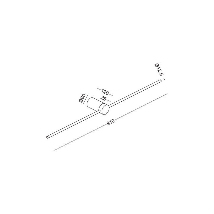 Kinkiet LED ELKIM WAND 467A