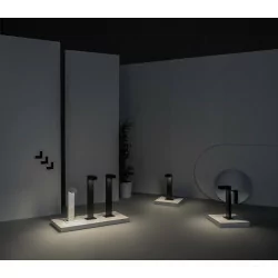 AQFORM SLUP LED exterior standing bollard IP65 black 26548, 26549