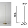 AQFORM THIN TUBE LED upright 26551 smukła lampa stojąca 150cm