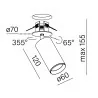 AQFORM PET next LED G/K reflektor 16412 wpuszczany