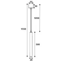 Hanging lamp LED 3W ELKIM HL012