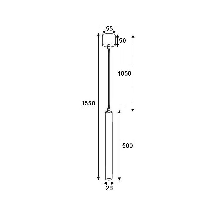 Hanging lamp LED 3W ELKIM HL012