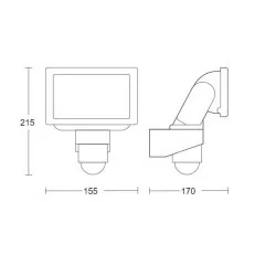 STEINEL LS 150 motion sensor LED 14,7W