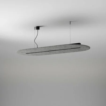 AQFORM AQfelt OVALL RAFTER points LED section suspended 59896 110cm AQFORM AQfelt OVALL RAFTER points LED section suspended 59896 110cm