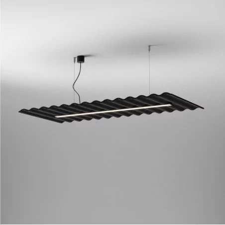 AQFORM AQfelt WAVE RAFTER LED suspended 59899 for office AQFORM AQfelt WAVE RAFTER LED suspended 59899 for office
