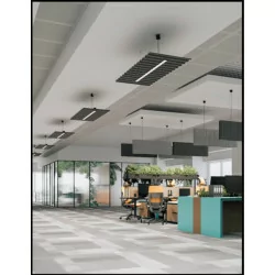 AQFORM AQfelt WAVE RAFTER LED suspended 59899 for office