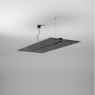 AQFORM AQfelt RAFTER WAVE points LED section suspended 59900 office